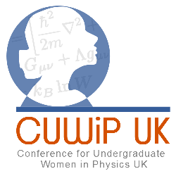 Logo for the conference of undergraduate women in physics.