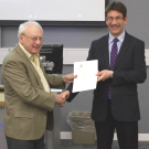 Mike Poole, prize winner for outstanding professional contributions to accelerator science and technology