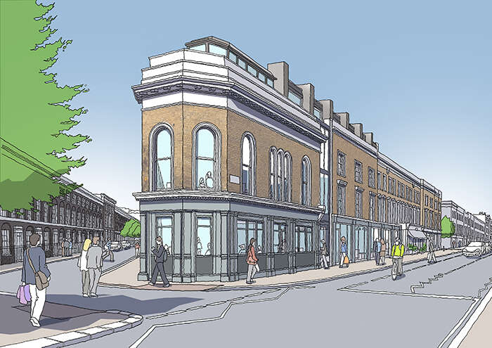 An artist's impression of 33 Caledonian Road