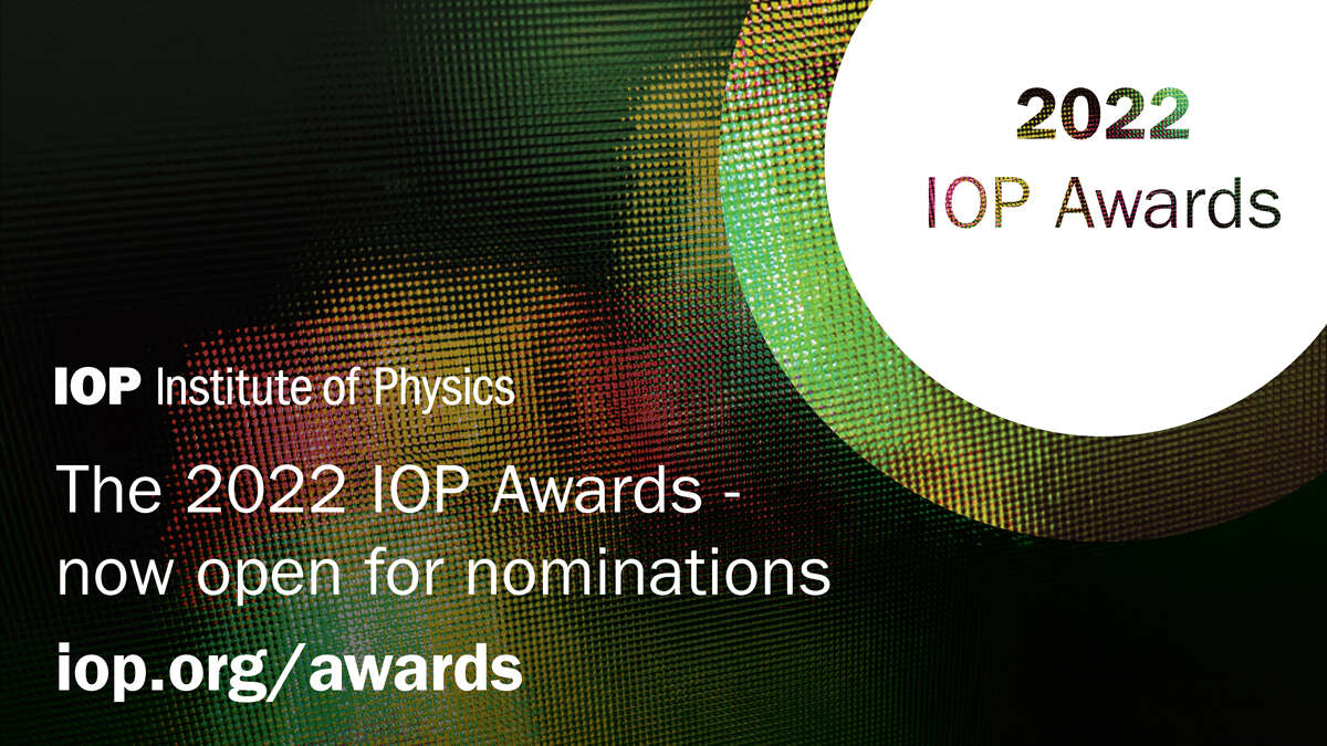 A card promoting the 2022 IOP Awards 