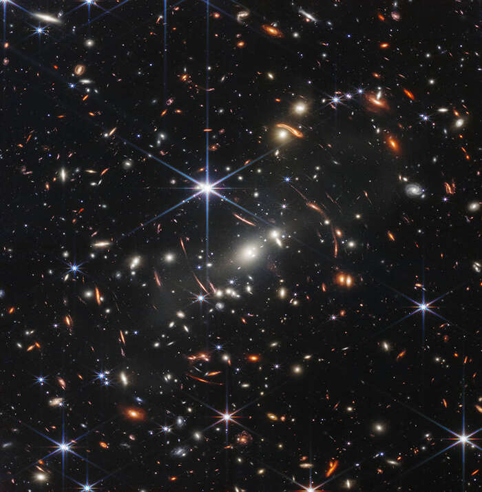 Nasa’s James Webb Space Telescope SMACS 0723 showing the distant universe