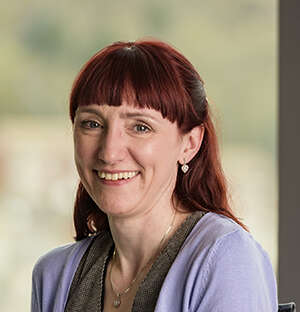 A headshot of smiling Dawn Watson, Sellafield Sites and IOP Fellow
